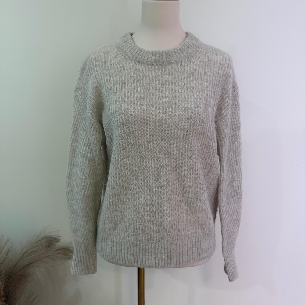 Everlane The Alpaca XS Crewneck Sweater Oatmeal Heather